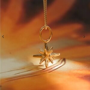 Calcifer Star Studio Ghibli Howls Moving Castle Solid Gold Charm Pendant 9k